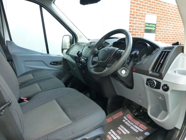£  46 A WEEK -  2015  FORD TRANSIT 350 L3H3 LWB 2.2 VAN AIR CON S/H EX UK POWER