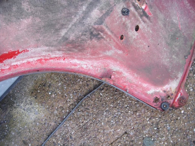 VW GOLF MK2 FRONT RIGHT WING RED