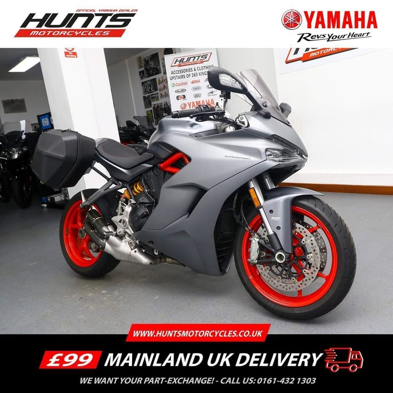 2021, 21 reg. Ducati Supersport. IXIL Pipes, Heated Grips & More. £8,695