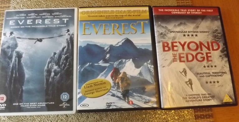 Mountaineering ~ Great Bundle ~ Mount Everest books and DVD bundle see descr for info