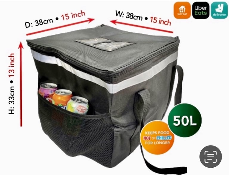 image for Uber eats delivery bag 50L