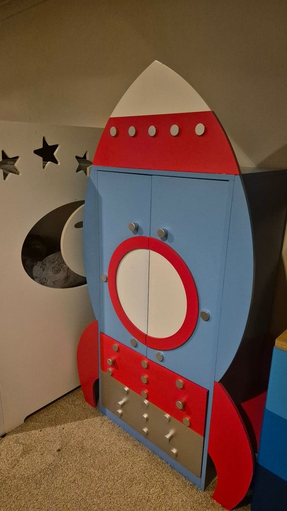 Next Space Rocket novelty childrens kids wardrobe 