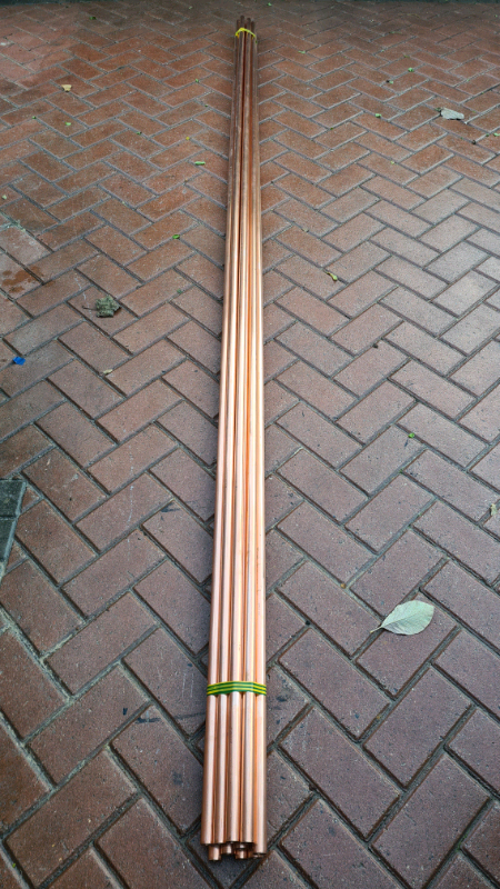 image for COPPER PIPE 15mm, (£85) 22mm  (£175) & 28mm (NEW)