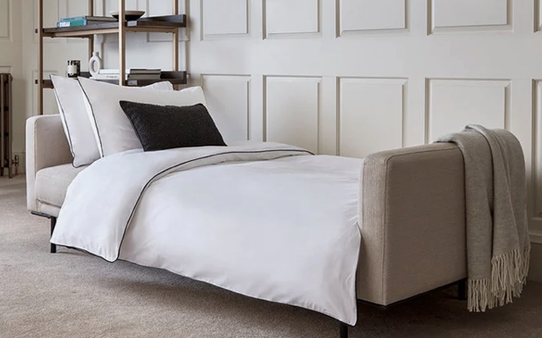 DUSK - Hudson Click Clack Sofa Bed - Stone Grey RRP £450