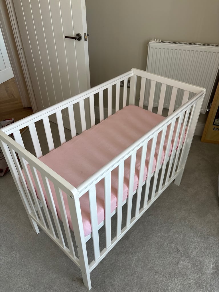 image for Baby cot with mattress