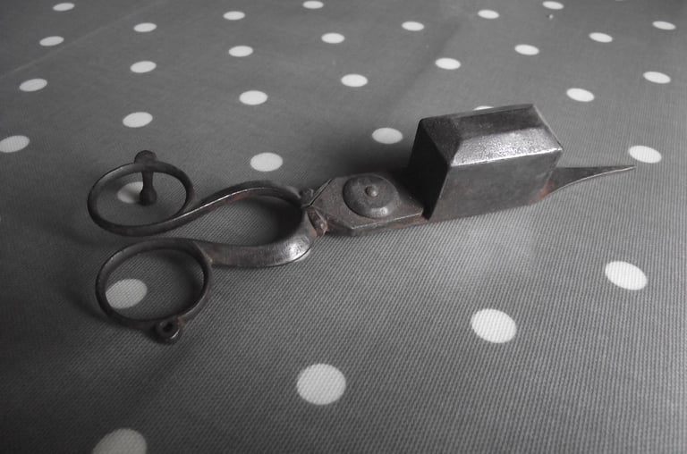 image for Vintage candle snuffer/wick trimmer.