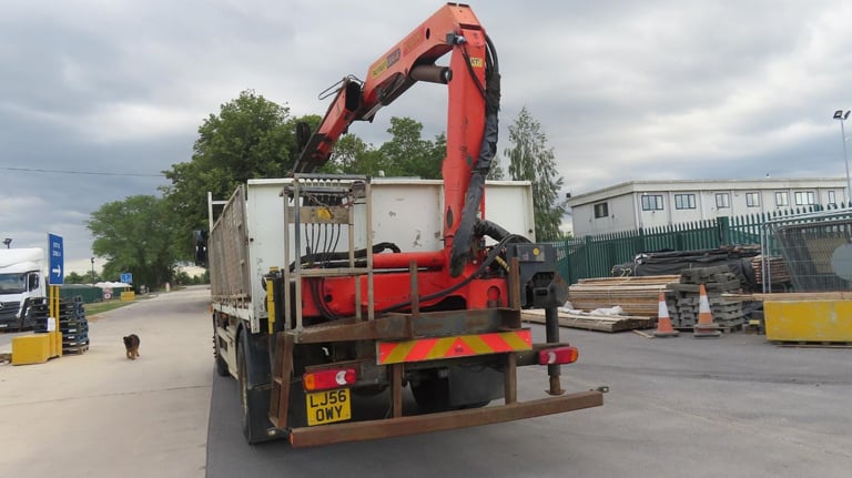 DAF TRUCKS FA LF55.220 MANUAL GEARBOX PALFINGER PK 10000 CRANE 