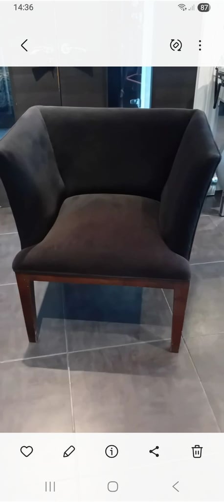 image for 2 very smart stylish chairs