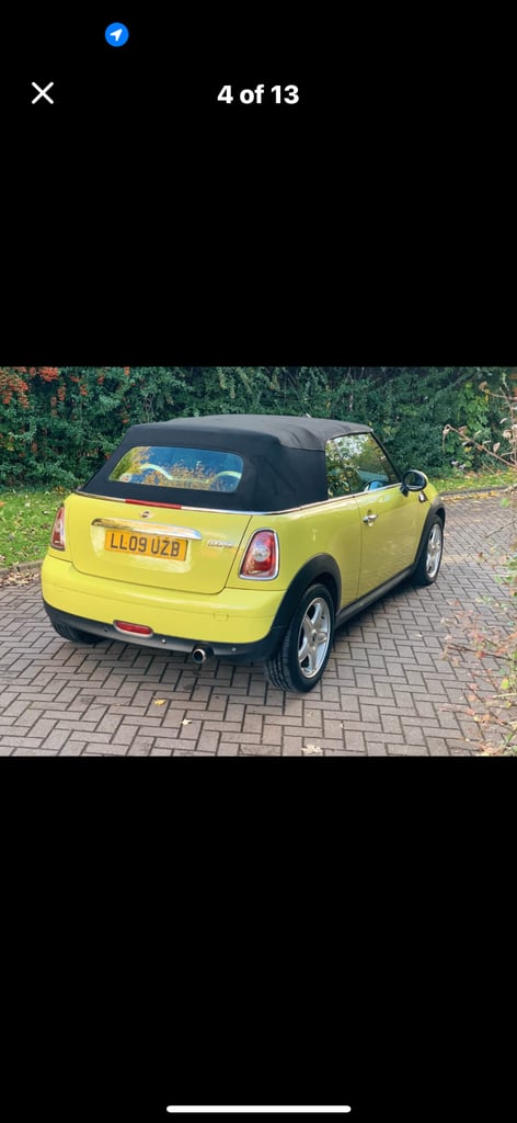 Mini Cooper convertible 