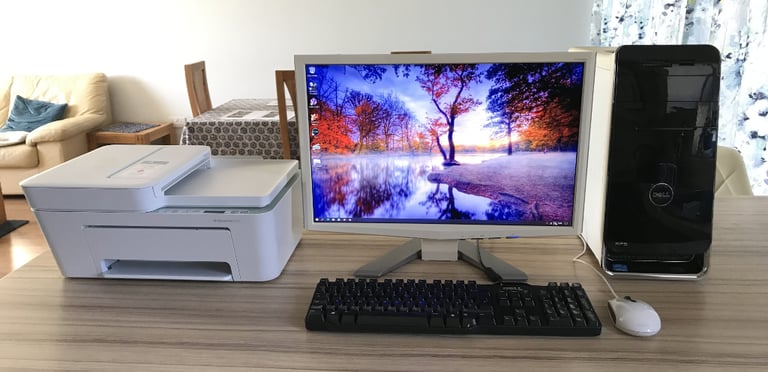 Core i5 Windows 10 Computer PC with 22’’ widescreen monitor, WiFi and free printer