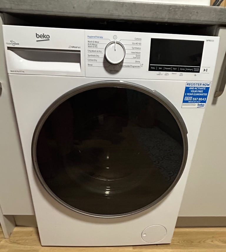 image for Beko UltraFast B5D58544U Washer Dryer for Sale 