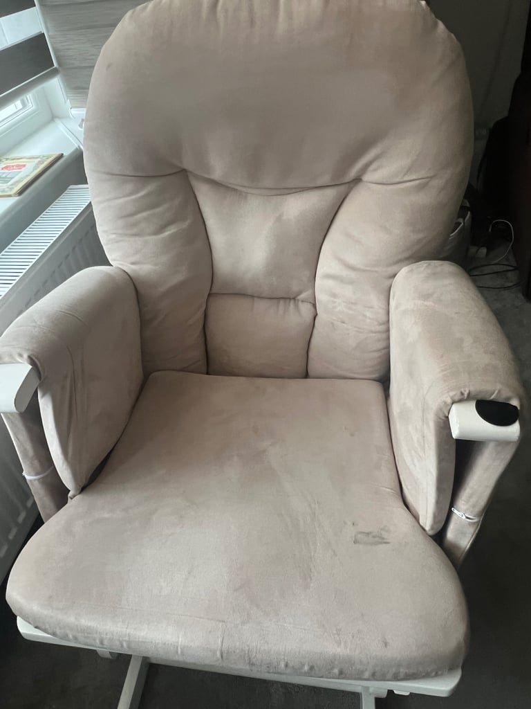 Obaby Reclining Glider Chair and Stool