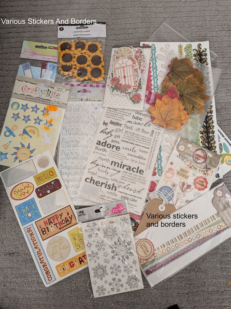 image for craft/ card making accessories