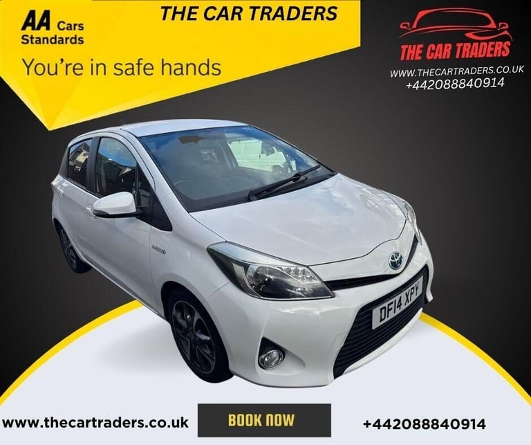 2014 Toyota Yaris 1.5 VVT-h Trend Hatchback 5dr Petrol Hybrid CVT Euro 5 (101 ps) Hatchback Hybri...