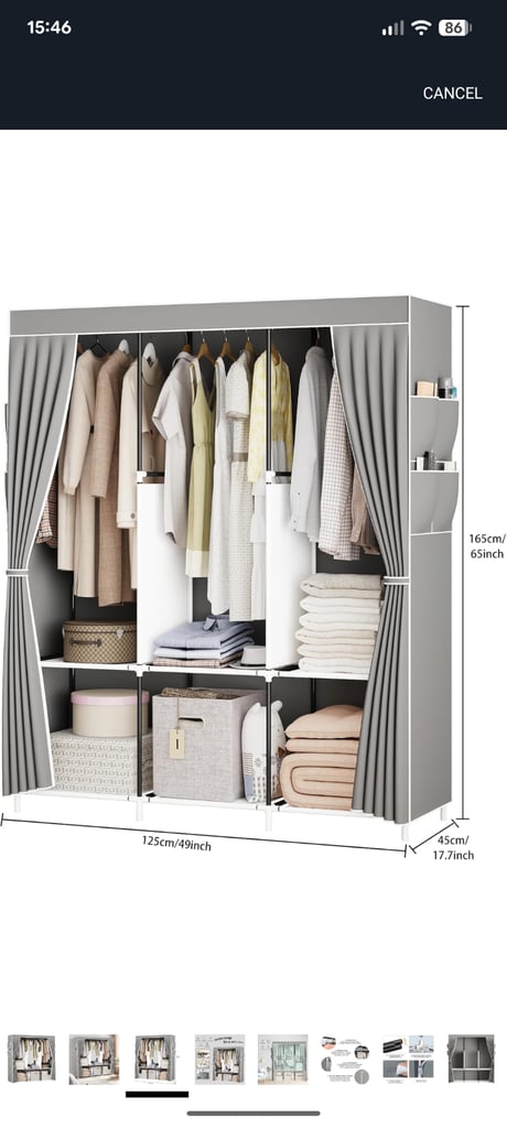 Free Fabric Wardrobe