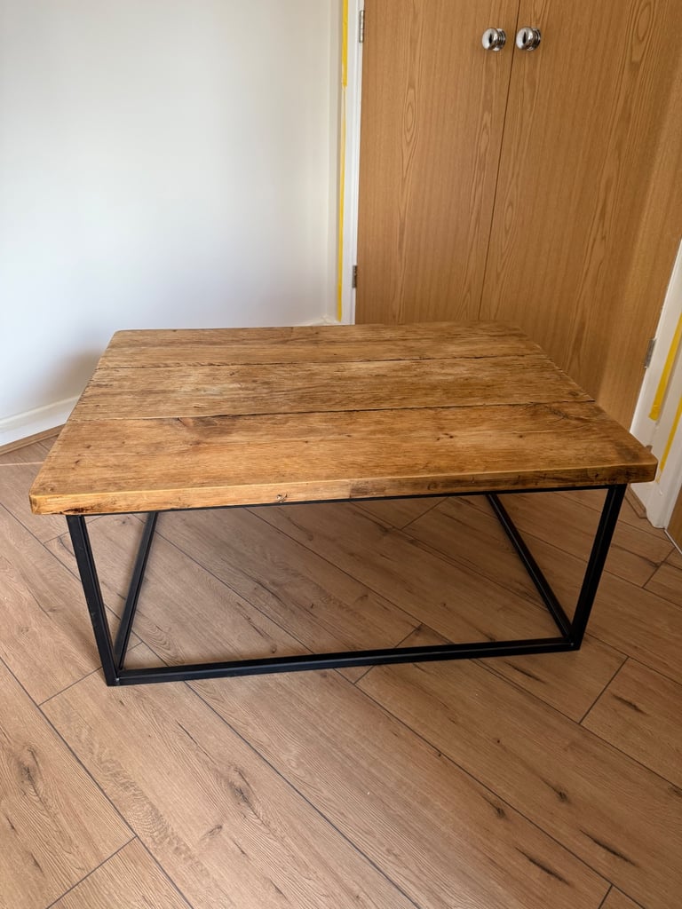 Industrial style coffee table