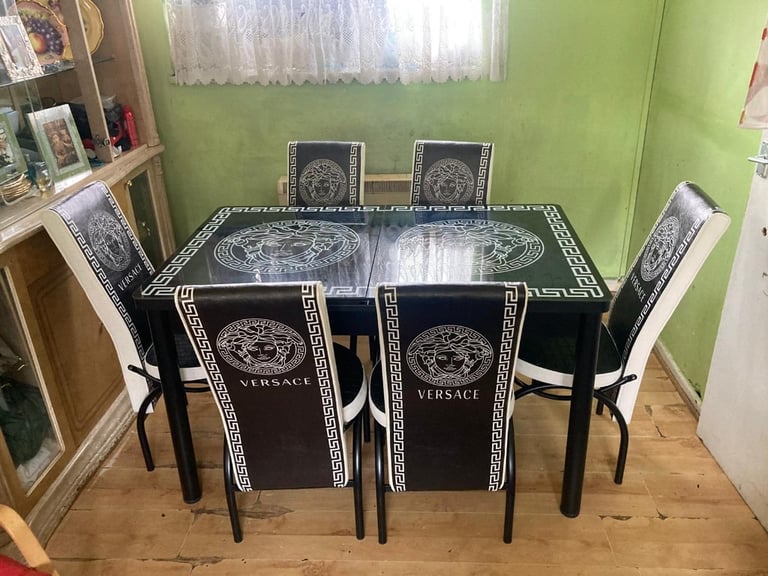 Modern design Dining Table With 4 And 6 Chairs Available sale now | in  Jordanhill, Glasgow | Gumtree