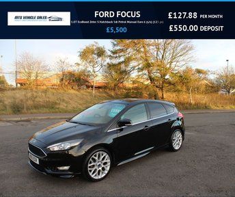  FORD FOCUS 1.0T ZETEC S 2015,Bluetooth,DAB,Service History,60mpg,£20 Tax,Ulez Compliant