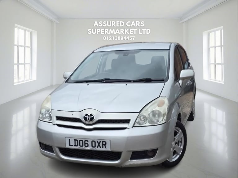 2006 06 TOYOTA COROLLA VERSO 1.8 T3 MPV 5DR PETROL MULTIMODE (179 G/KM, 127 BHP)