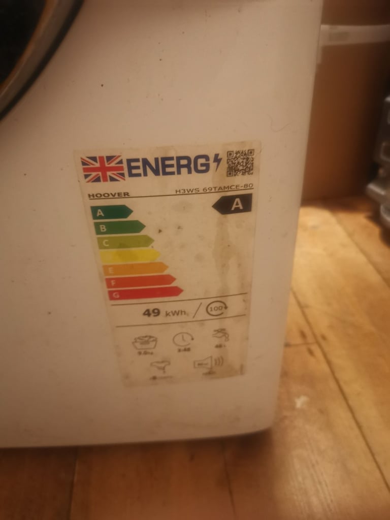 Hoover H300 plus washing machine 