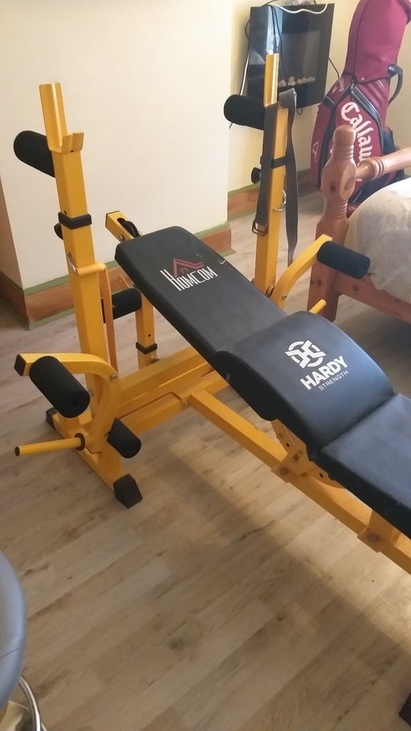 Multigym, solid frame, excellent with accessories 