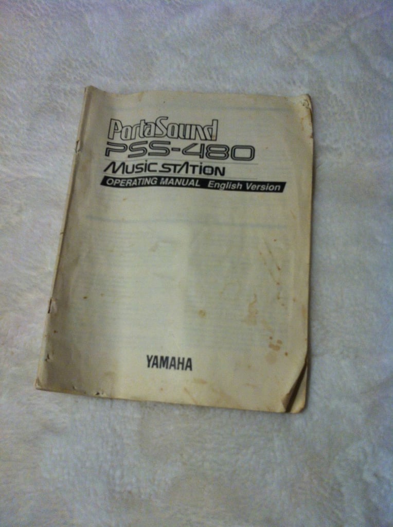 YAMAHA PSS-480 SYNTHESIZER