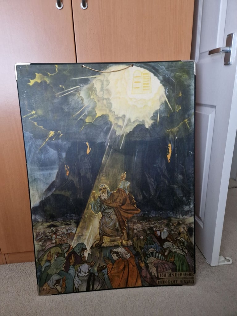 image for Religious art on board teaching aid print