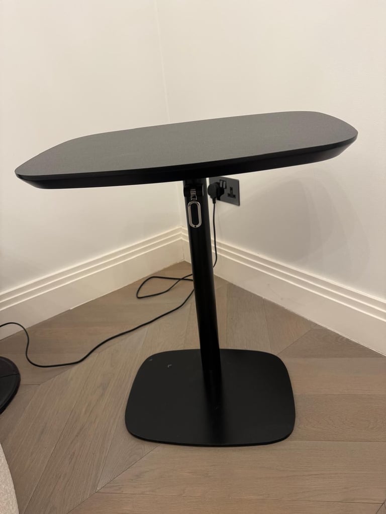 image for Modern Black Adjustable Side Tables (Sixteen3) – £500 for Pair (£250 Each)