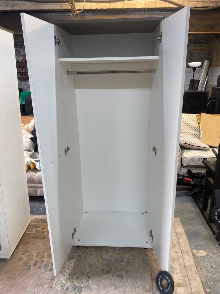 White bedroom wardrobe