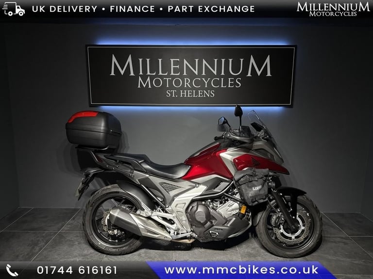 image for 2024 HONDA NC750X ADVENTURE TOURER MOTORBIKE WITH TOP BOX ONE OWNER