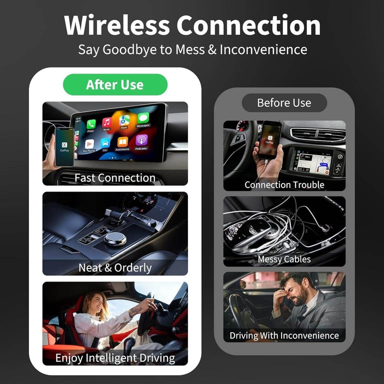 new in packaging - Acmount Mini Upgrade Wireless Carplay/Android Auto Adapter