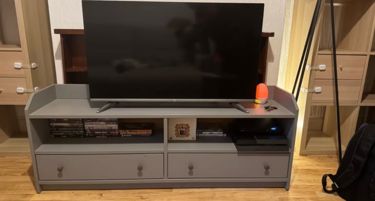 image for IKEA Hauga TV Stand / TV Bench (grey)