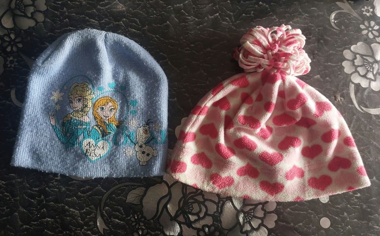 image for kid girl cap bundle for winter age 2 to 5