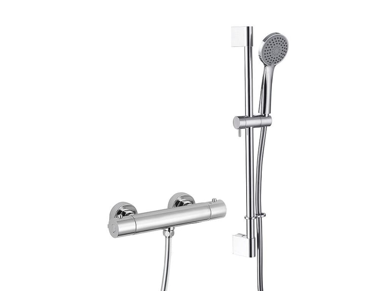 EXPOSED THERMOSTATIC SHOWER KIT - CHROME