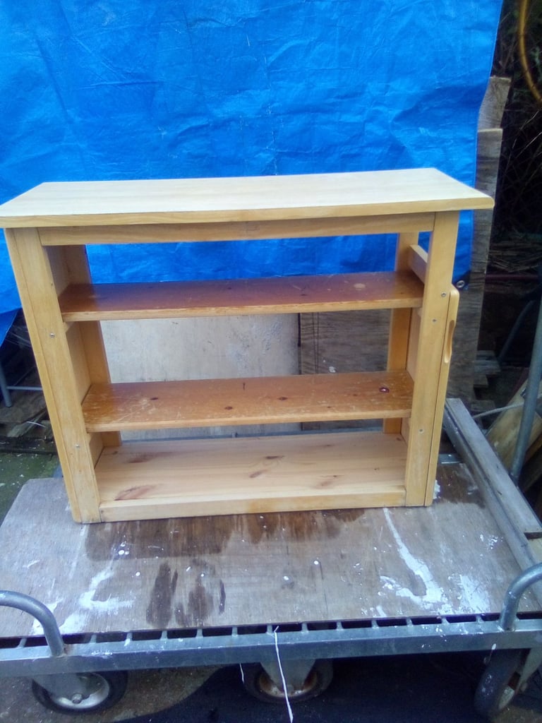 Solid pine wood deep handmade shelfing unit 