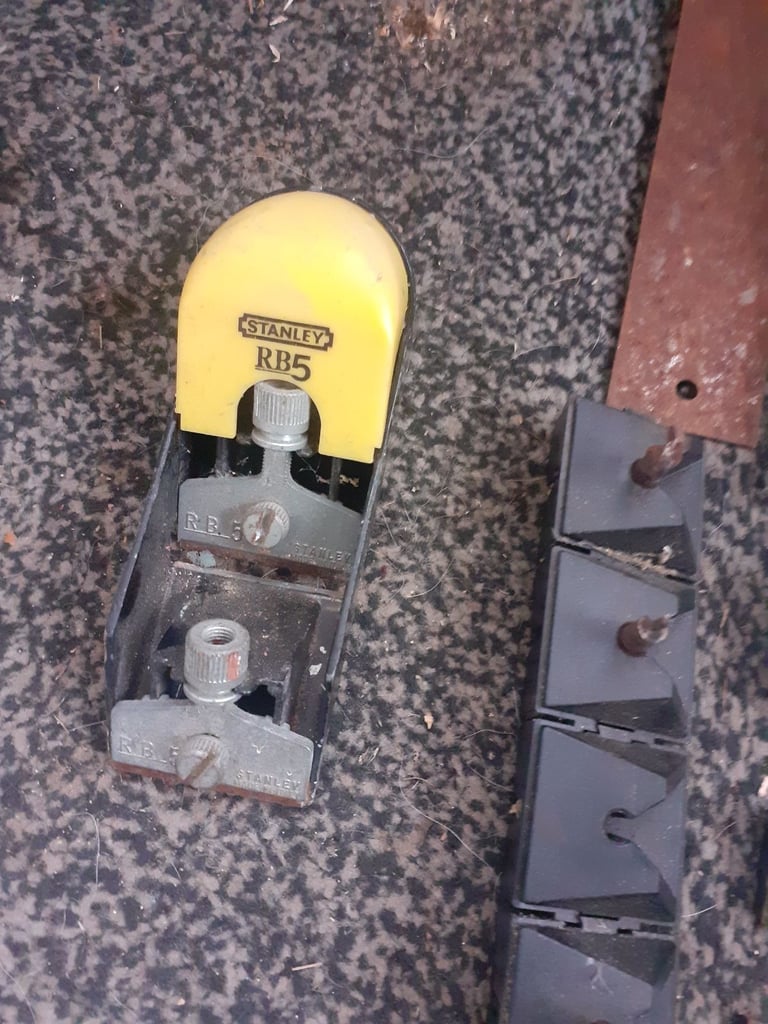 image for stanley rb5 block plane, vintage joiner tool