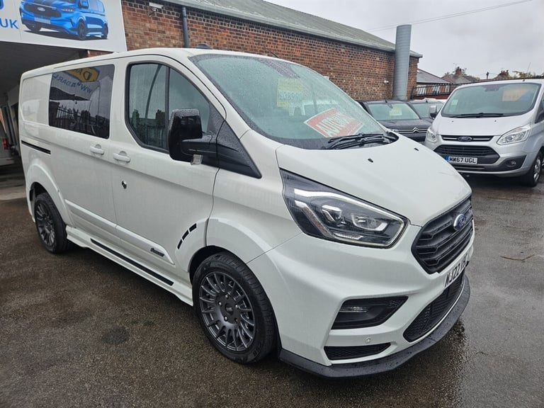 image for 2022 Ford Transit Custom Ms-rt  M sport 185bhp Auto Crewcab (No vatt) 44000 miles Crew Van Diesel...
