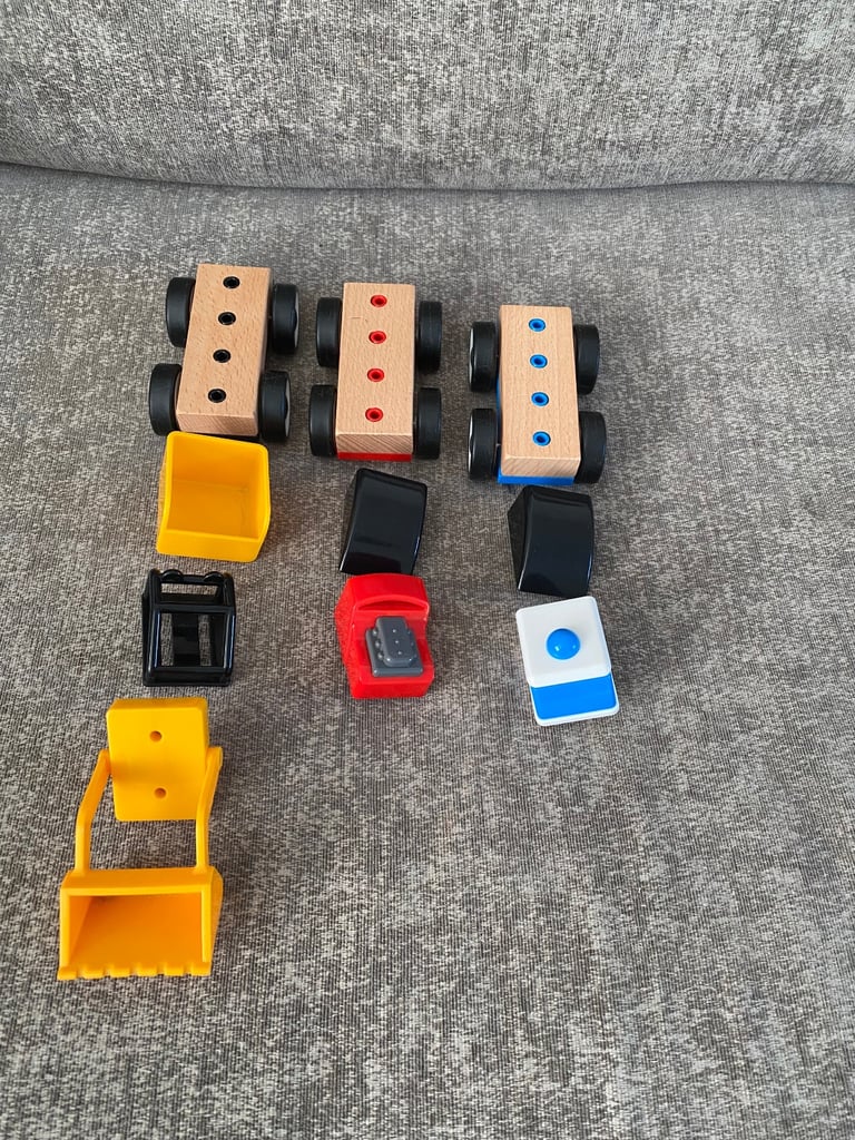 Wooden cars