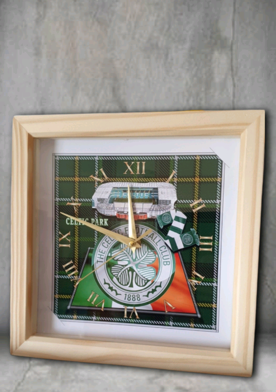 Celtic wall clock personalised free if required 