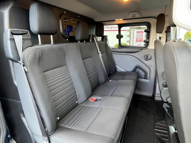 2022 Ford Transit Custom 2.0 300 EcoBlue Limited Crew Van Double Cab 5dr Diesel Manual L2 H1 Euro...