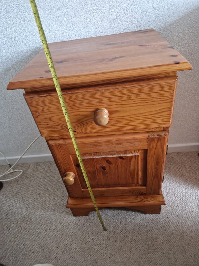 image for Bedside unit drawer and cupboard £15