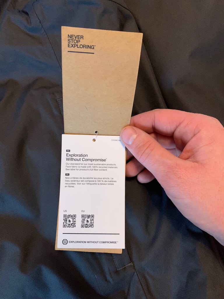 NORTH FACE QUEST ZIP JACKET XL BRAN NEW 