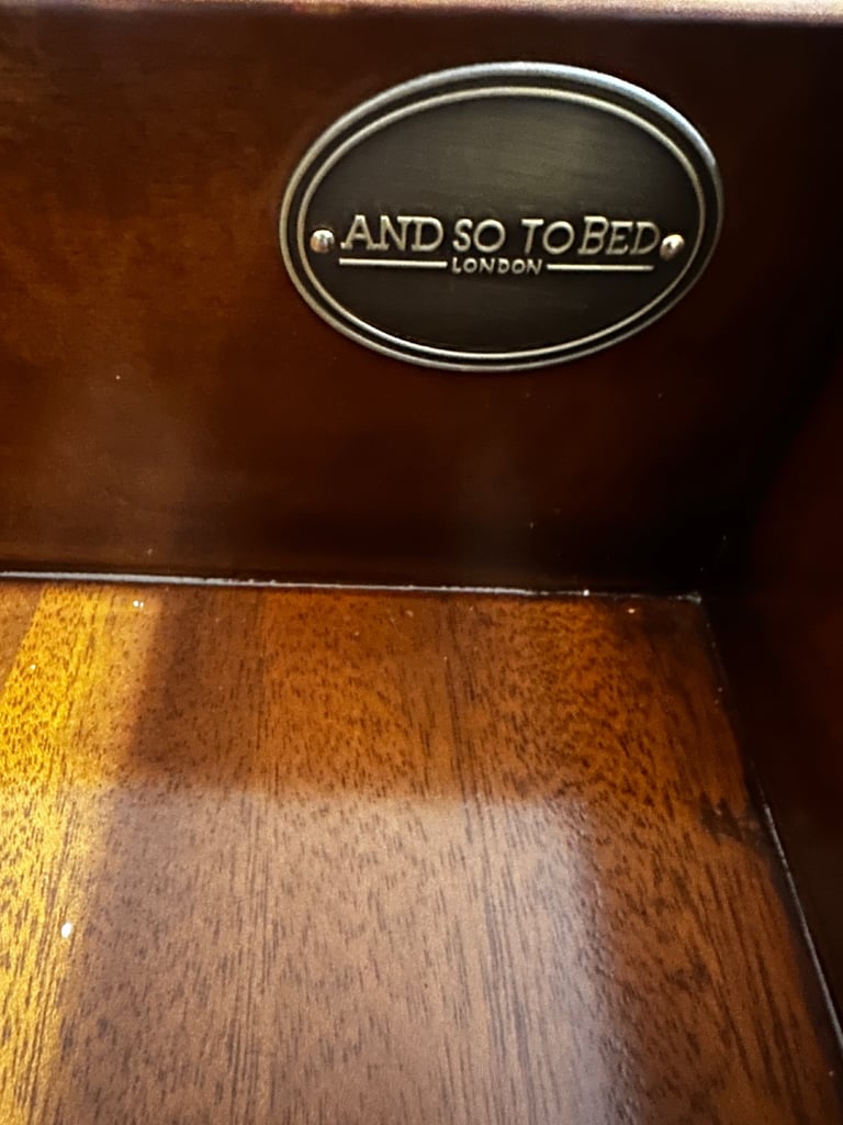 And so to bed chest of drawers 