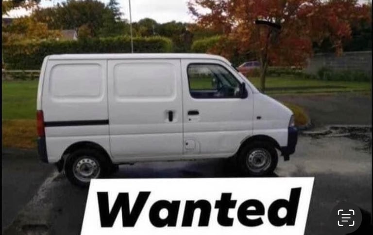 Wanted Suzuki carry vans cash waiting
