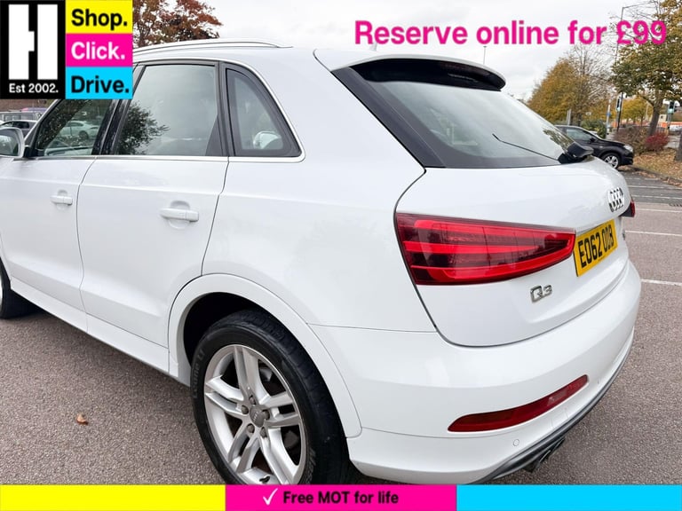 2012 Audi Q3 2.0 TFSI S line SUV 5dr Petrol Manual quattro Euro 5 (s/s) (170 ps) ESTATE Petrol Ma...