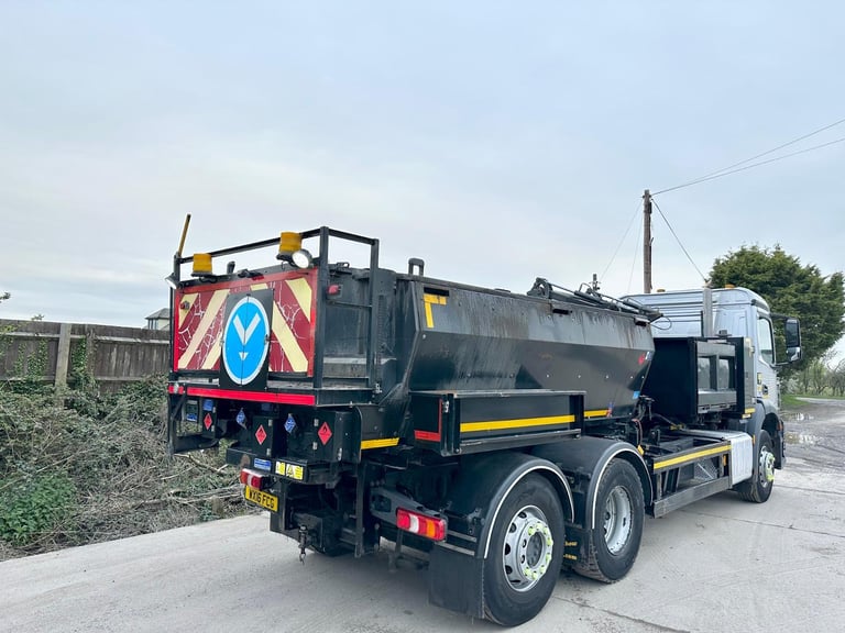 2016 MERCEDES AROCS TWIN TARMAC HOTBOX ECON WASTE BIN SELF LOADER 26 TON EURO-6 