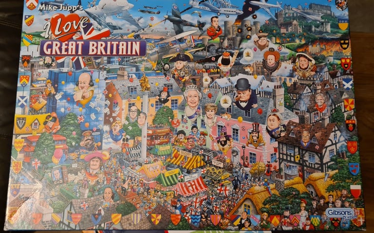 image for 1000 piece Jigsaw Puzzle (Mike Jupp's I Love Great Britain)