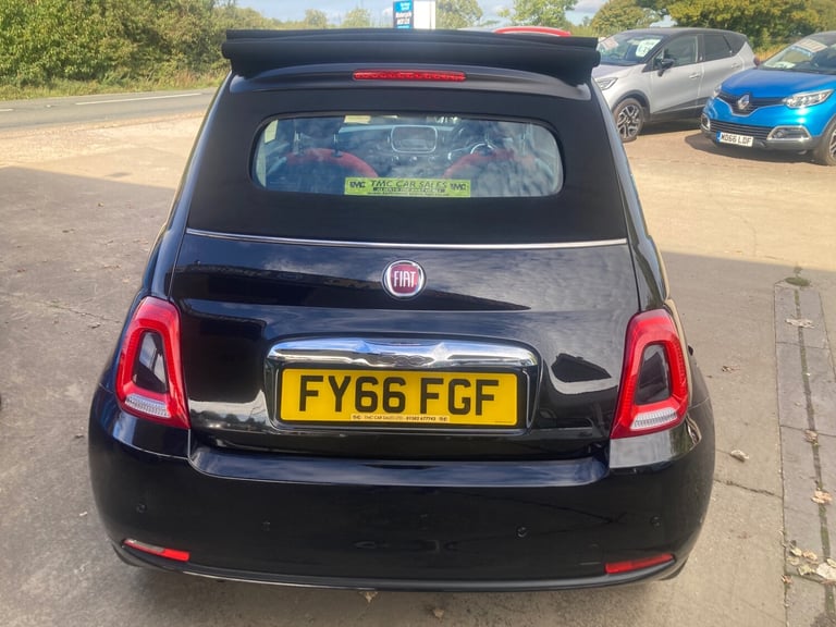 2016 Fiat 500C 1.2 Pop 2dr Convertible, £20 Tax CONVERTIBLE Petrol Manual