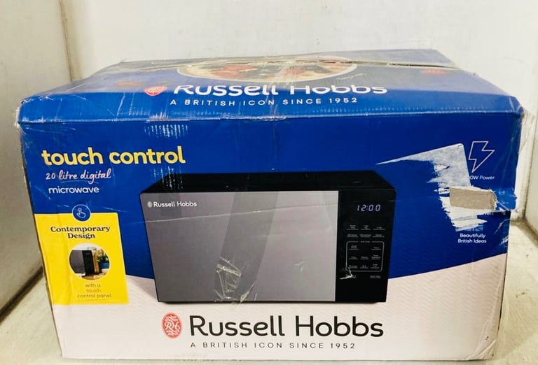 image for Russell Hobbs 20L Mirror Microwave – Unused – FREE Delivery Local 