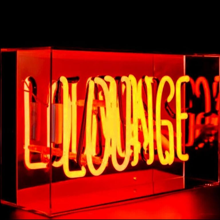 GENUINE GLASS-TUBE SHED PUB & HOME BAR NEON SIGNS - MAN CAVE, WOMAN CAVE, DECKING BAR